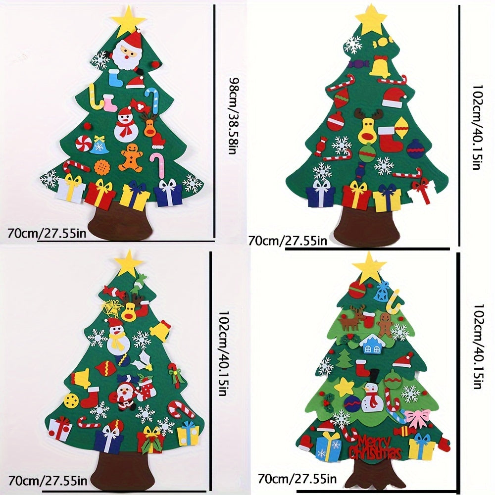 DIY Felt Christmas Tree Set