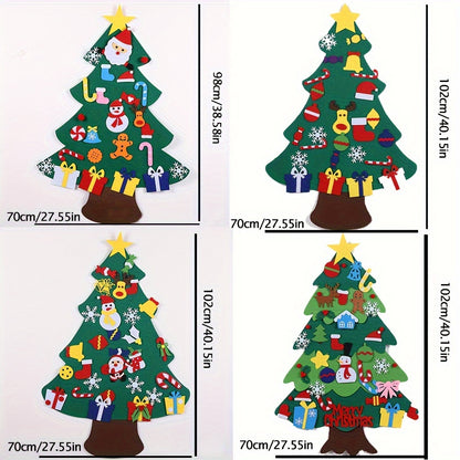 DIY Felt Christmas Tree Set