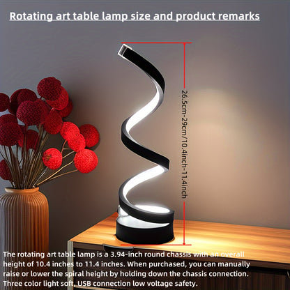 Spiral Table Lamp