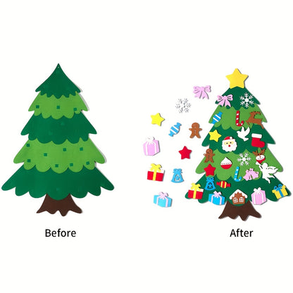 DIY Felt Christmas Tree Set